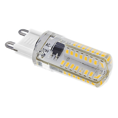 LED žiarovka 64 x SMD 3014 G9 3W studená biela