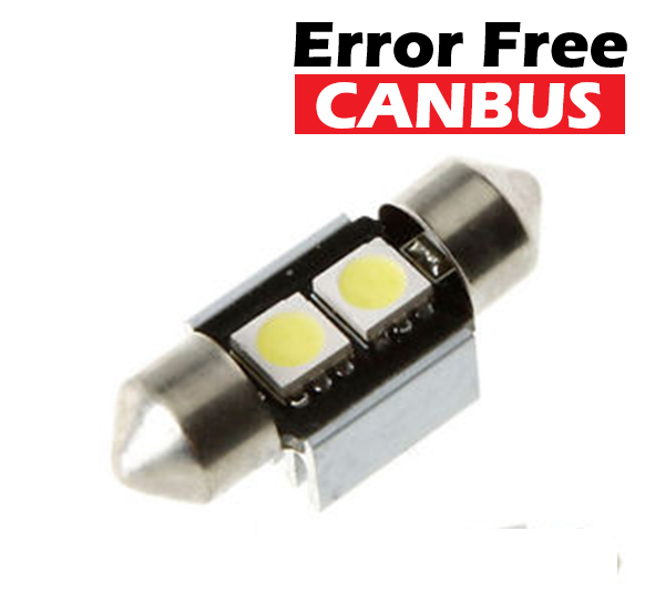 LED auto žiarovka 31mm 2 SMD 5050 CanBus , Radiator