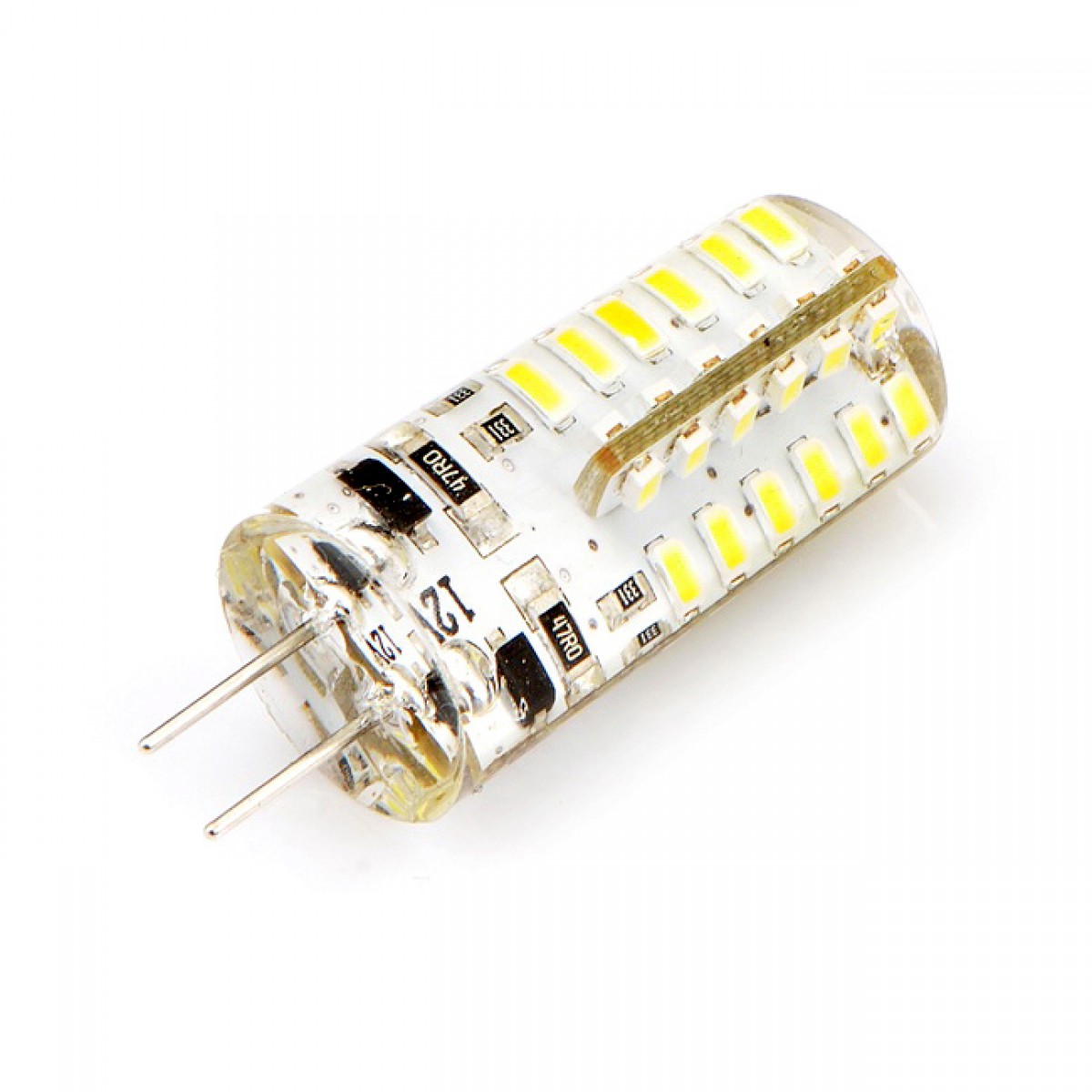 LED žiarovka 48 x SMD 3014 G4 3W teplá biela