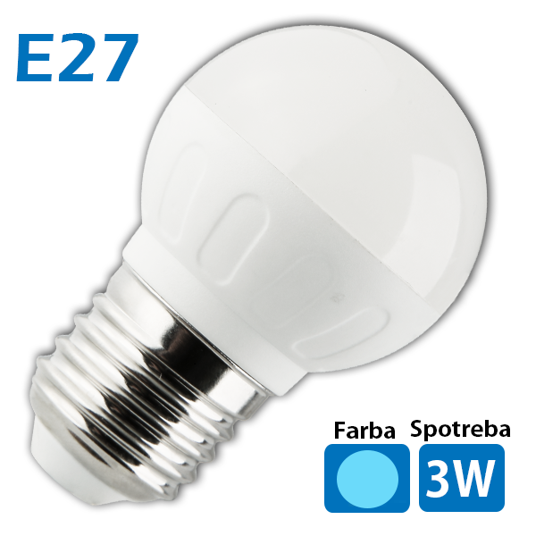 LED žiarovka 6x SMD 5630 E27 3W studená