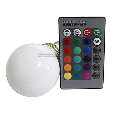 RGB LED žiarovka 5W E27+ IR diaľový ovládač