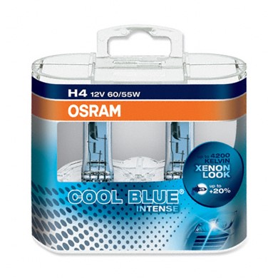 OSRAM COOL BLUE Intense H4 12V 60/55W DUO
