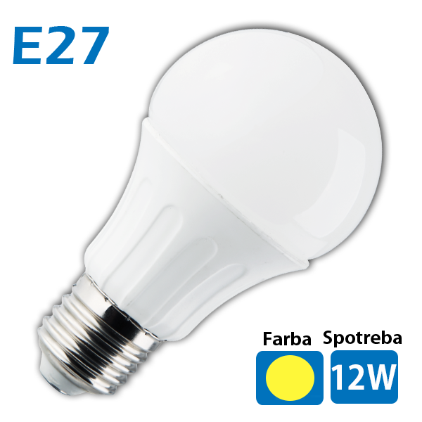 LED žiarovka 22x SMD 5630 E27 12W teplá