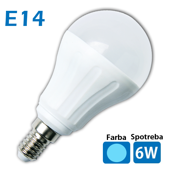 LED žiarovka A5 A55 E14 6W studená