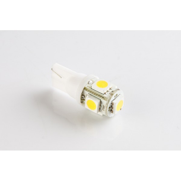 LED AUTO ŽIAROVKA T10 5X LED SMD 5050 12V 1,5W 