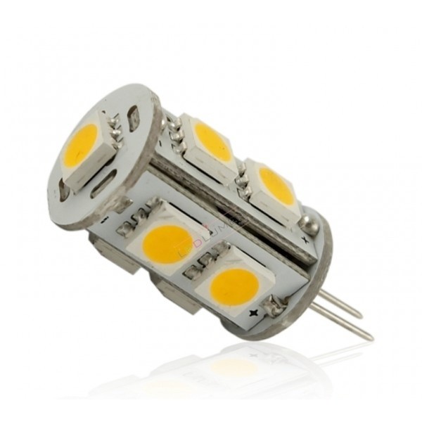 LED žiarovka 9 x SMD 5050 G4 1,5 W teplá biela