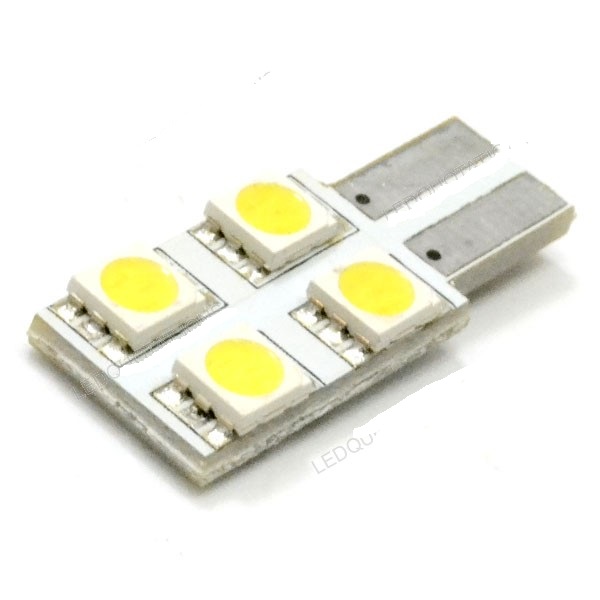 LED auto žiarovka 4 SMD 5050 T10 