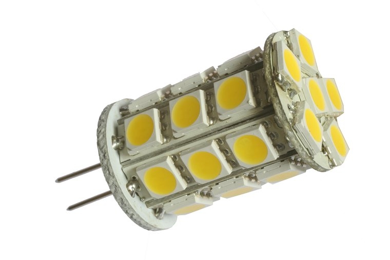LED žiarovka 27 x SMD 5050 G4 4w teplá biela