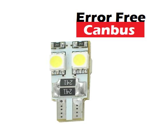 LED autožiarovka W5W T10 4xSMD 5050 CANBUS- L313W