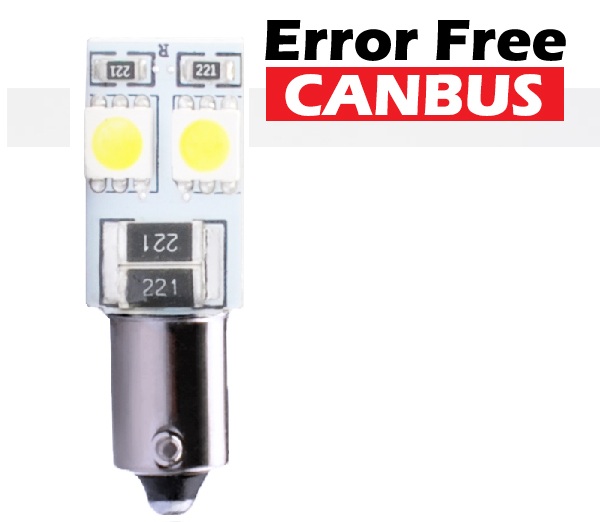 LED L314W-Ba9s 5 SMD 5050 1.5W Canbus