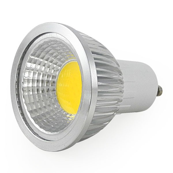 LED žiarovka A5 GU10 COB 6W teplá 